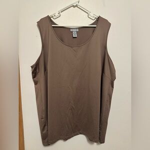 Catherines Women's Brown Tank Top/Blouse